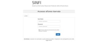 
                            10. Controllo Accessi SINFI (Login)