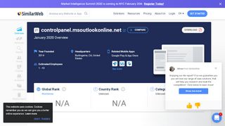 
                            9. Controlpanel.msoutlookonline.net Analytics - Market Share Stats ...