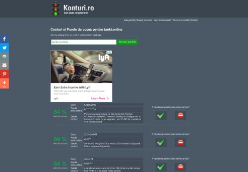 
                            8. Conturi tanki.online si parole tanki.online. password, ...