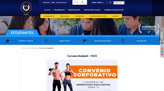 
                            12. Convenio Bodytech febrero - FUCS - Fundación Universitaria de ...