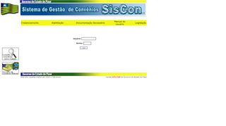 
                            13. convênios - siscon.pi.gov.br