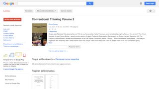 
                            13. Conventional Thinking Volume 2