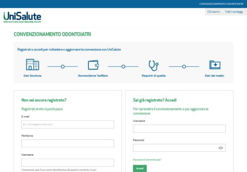 
                            8. Convenzionamento Unisalute - Accesso