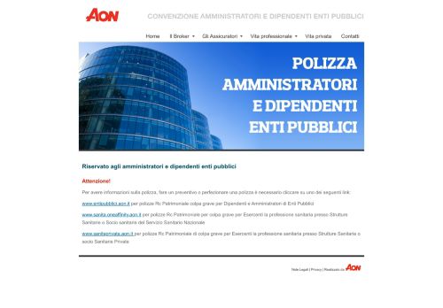 
                            6. Convenzione Amministratori e Dipendenti P.A. - Home ... - Aon Affinity