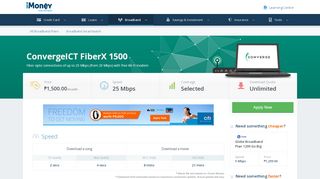 
                            12. Converge ICT FiberX 1500 - Unlimited 25 Mbps Speed For Only ...
