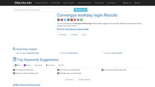 
                            12. Convergys workday login Results For Websites Listing - SiteLinks.Info