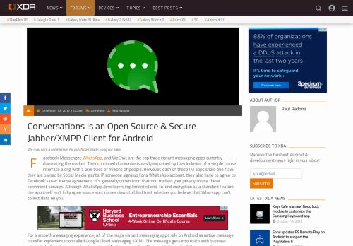 
                            13. Conversations is an Open Source & Secure Jabber/XMPP Client for ...