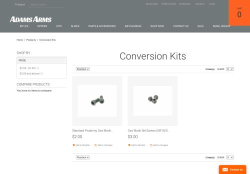 
                            9. Conversion Kits - Products - Adams Arms