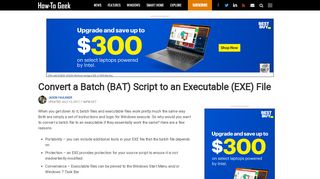 
                            8. Convert a Batch (BAT) Script to an Executable (EXE) File