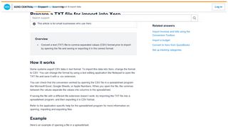 
                            9. Convert a TXT file to CSV format - Xero Central