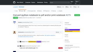 
                            5. Convert ipython notebook to pdf and/or print notebook · Issue #279 ...