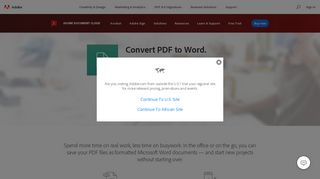 
                            1. Convert PDF to word doc, PDF to Word converter | Adobe Acrobat DC