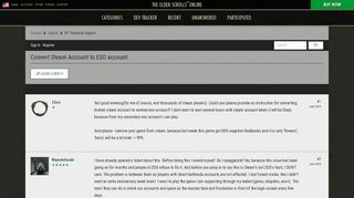 
                            3. Convert Steam Account to ESO account — Elder Scrolls Online