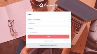 
                            1. ConvertKit: Log In