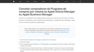 
                            13. Convidar compradores do Programa de compras ... - Apple Support