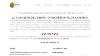 
                            3. Convoca – Fiscalía General del Estado de Veracruz