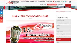 
                            9. Convocation - Infrastructure University Kuala Lumpur - IUKL