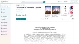 
                            10. Convocatoria Cfe Transmision Cs-005-Che - Scribd