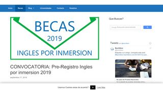 
                            10. CONVOCATORIA: Pre-Registro Ingles por inmersion 2019 - Bachillere
