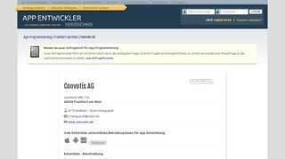
                            11. Convotis AG - App Entwickler in Frankfurt am Main