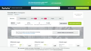 
                            10. Convotis als Arbeitgeber: Gehalt, Karriere, Benefits | kununu