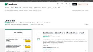 
                            11. ConXion Airport transfers to & from Brisbane airport. - Review of Con-x ...