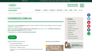 
                            7. Cookidoo.com.au - Thermomix Australia