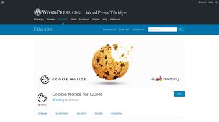 
                            10. Cookie Notice for GDPR | WordPress.org