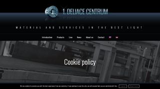 
                            8. Cookie policy - 1. Deliace centrum, s. r. o.