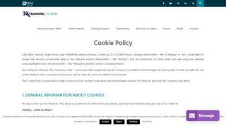 
                            9. Cookie Policy - BAA Flight School