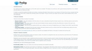 
                            3. Cookie Policy - Prodigy Finance