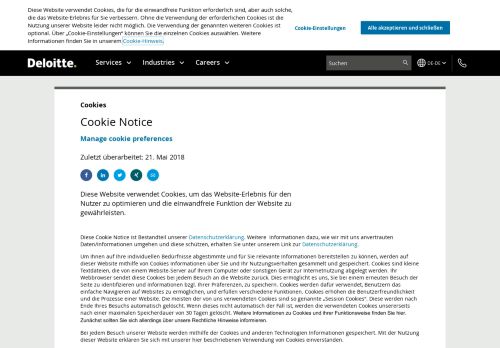 
                            10. Cookies | Deloitte Deutschland