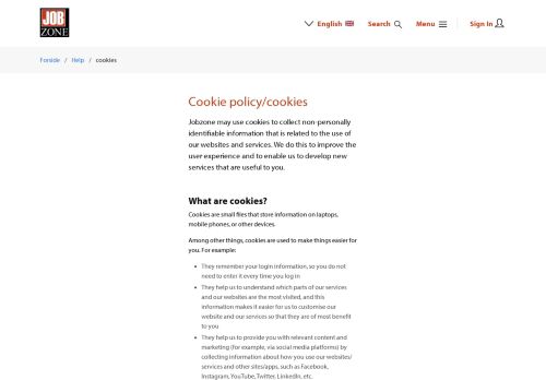 
                            7. cookies - Jobzone