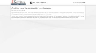 
                            4. Cookies must be enabled in your browser - EKampus - EduKart.com