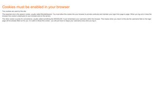 
                            12. Cookies must be enabled in your browser - ServeWise
