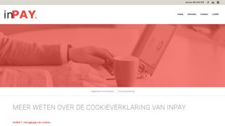 
                            9. Cookieverklaring – inPAY