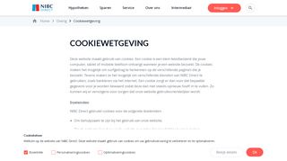 
                            7. Cookiewetgeving - NIBC Direct