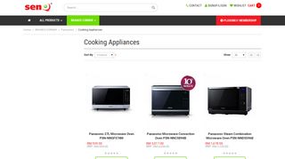 
                            12. Cooking Appliances - Panasonic - BRANDS CORNER | senQ