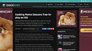 
                            10. Cooking Mama Seasons free-to-play on iOS | Shacknews