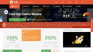 
                            9. Cool Cat Casino - Honest Review By Gambling Experts - LCB.org