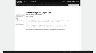 
                            10. Cool Solutions: Determining Last Login Tme - Novell