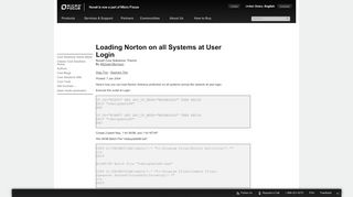 
                            10. Cool Solutions: Loading Norton on all Systems at User Login - Novell