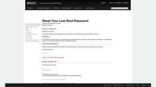 
                            9. Cool Solutions: Reset Your Lost Root Password - Novell