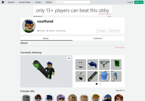 
                            12. coolfund - Profile - Roblox
