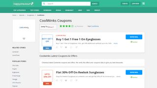 
                            13. CoolWinks Coupons: Buy 1 Get 1 Offers, February 2019