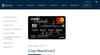 
                            6. Coop Mastercard - kredittkort levert av EnterCard