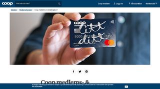 
                            3. Coop medlems- & betalingskort