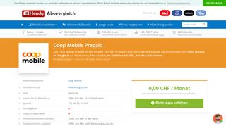 
                            11. Coop Mobile Prepaid » alle Fakten und Details im Überblick