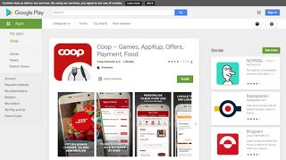
                            6. Coop - Spil, AppKup, Tilbud, Betaling, Mad – Apps i Google Play
