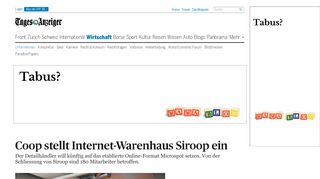 
                            9. Coop stellt Internet-Warenhaus Siroop ein - News Wirtschaft ...
